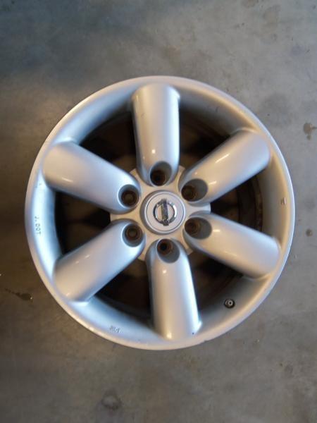 Wheel 2008-2013 nissan titan 18x8 alloy 6-spoke silver painted s 1264558