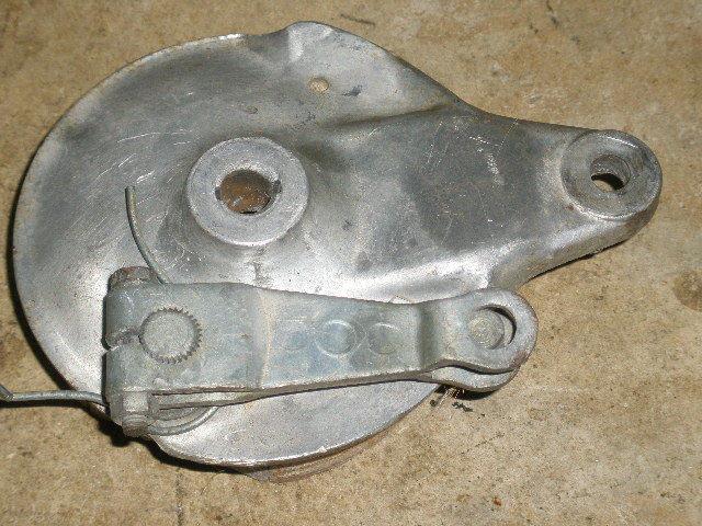 1970-1976 honda ct70 ct70h mini bike ct 70 trail rear brake panel & shoes