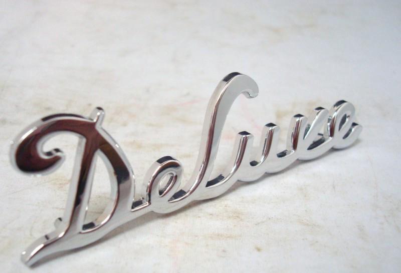 Ford pickup truck deluxe standard car hoodside emblems