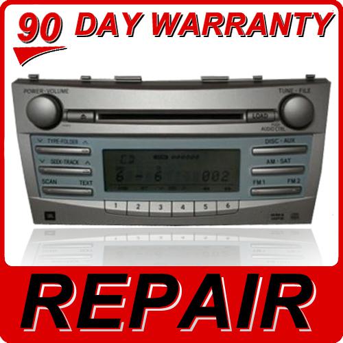 Repair service only toyota camry radio cd player 6 disc changer cd player fix