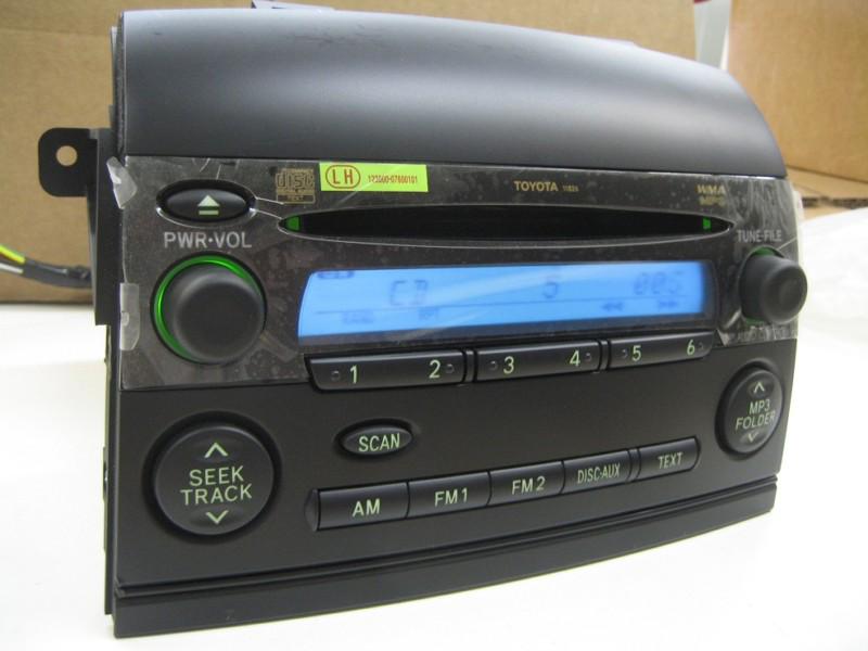 Brand new 2004-2010 toyota sienna le mp3 wma cd radio 11826 unlocked-plug & play