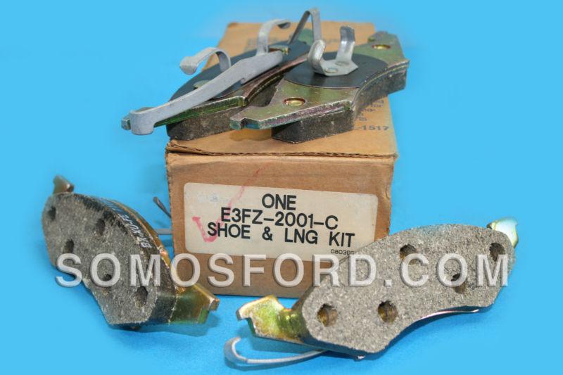 Escort brake pads brand new oem escort front brake pads 1983-1987#e3fz-2001-c