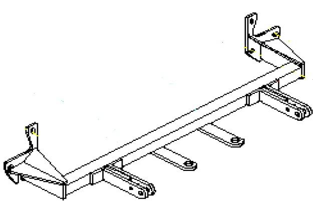 Blue ox bx3816 base plate for volkswagen passat 98-01