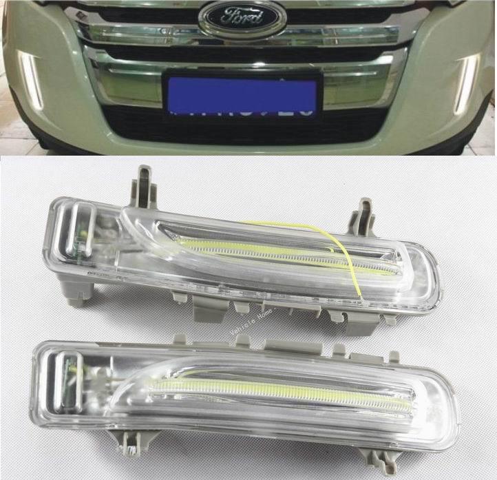 Led replace daytime running lights turn signal drl fit for ford edge 2012-2013