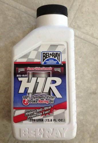 Bel ray h1-r racing 100% synthetic ester 2t oil 379ml 12.8 oz 2-stroke premix