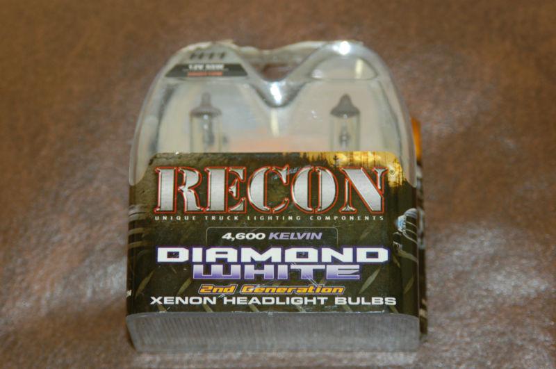 H11 recon diamond white  xenon head light bulbs 264h11dw 12v 55w