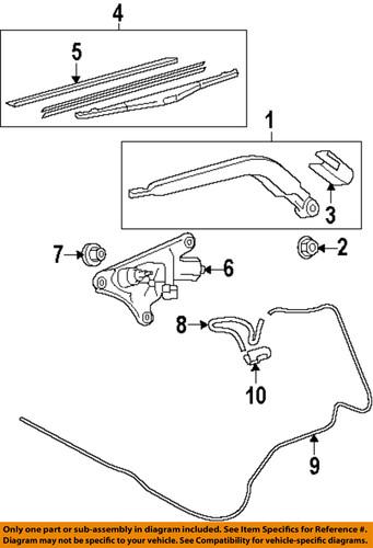 Scion oem 8524112130 wiper arm/windshield wiper arm