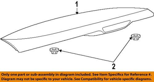 Mopar oem 6102238aa spoiler-spoiler nut