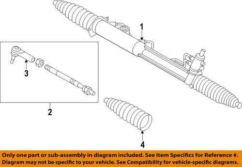 Volkswagen oem 7l0422803d steering tie rod end/tie rod