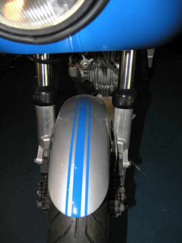 Ducati 900 ss bevel front fender stripe "blue"