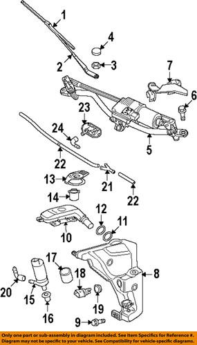 Audi oem 8r1955407b 1p9 windshield wiper arm/wiper arm