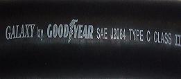 10 ft size 12 5/8" goodyear galaxy ac hose type c class ll new