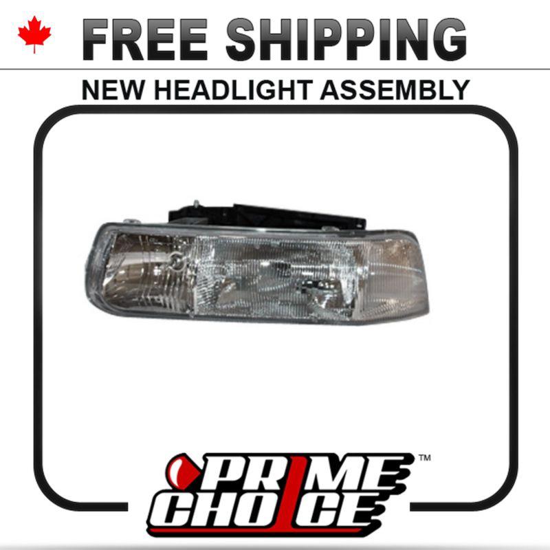 99-05 chevy silverado tahoe suburban head light lamp assembly left driver w bulb