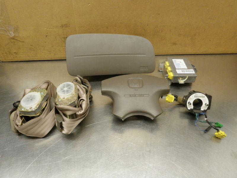 2001 honda accord air bag set w/ computer 0806123