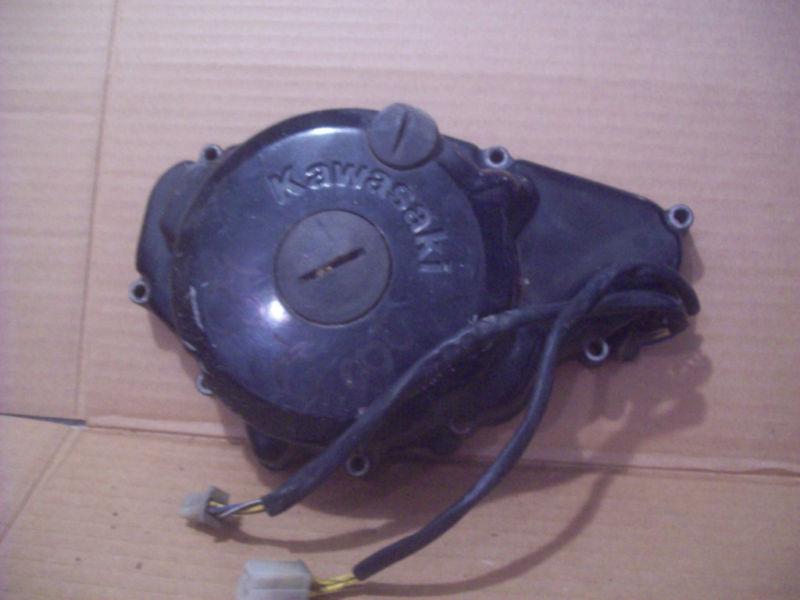 89 kawasaki ex 500 ex500 stator cover & pulsars stator motor cover ninja ex 