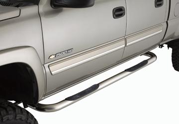 1999-2012 silverado/sierra 1500 extended cab 3" ss nerf step bars running boards