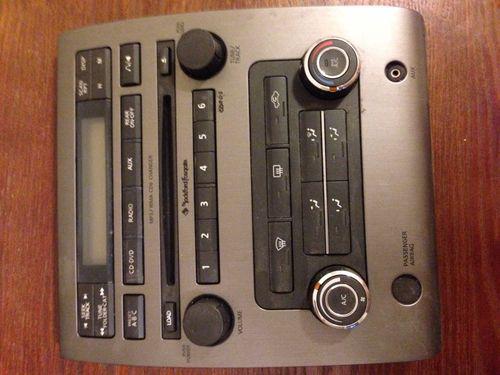 07 08 09 10 nissan titan climate control and stereo face 