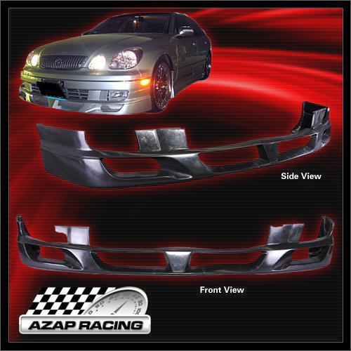 98-05 all new vip style urethane front bumper lip spoiler for lexus gs300/gs400