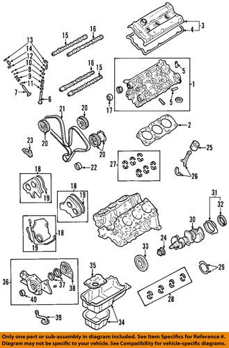 Kia oem 24312 39800 engine timing belt/timing belt