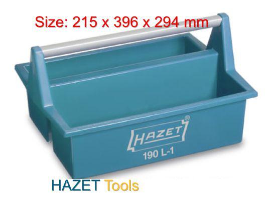 Hazet plastic tool carry tote tray open design aluminum handle new