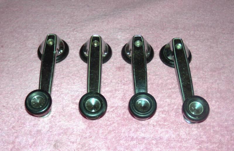 Mopar 1968 to 1974 window cranks a or b or e body (used original) set of 4