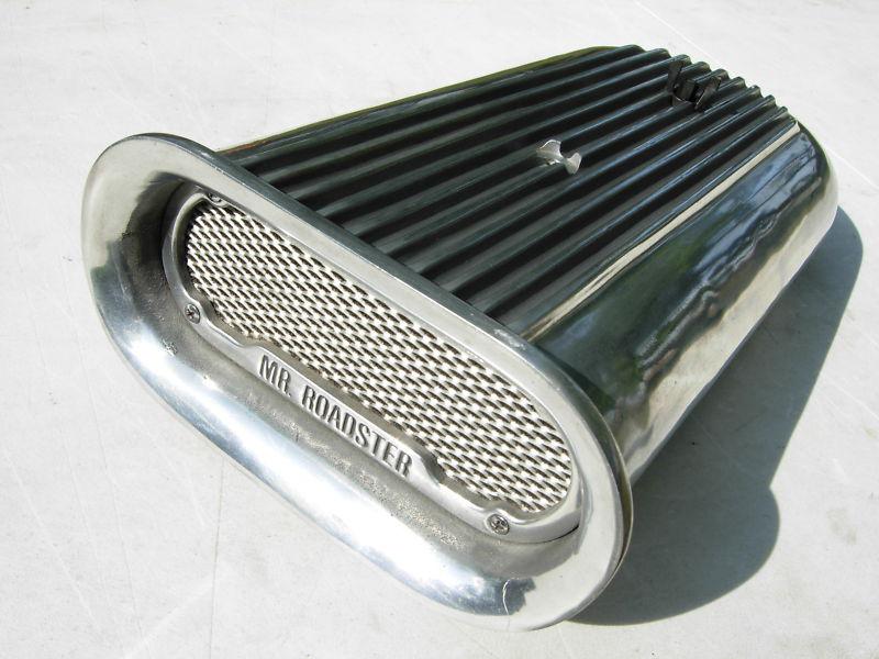 Vintage mr roadster finned aluminum street scoop hot rod gasser custom 2x4 