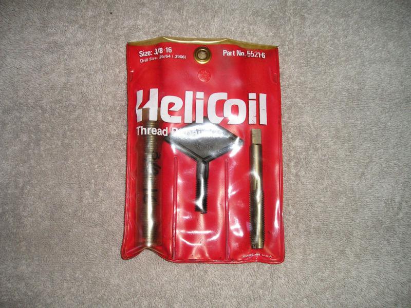 Helicoil tool - sae helicoil thread repair kit - size - 3/8-16 