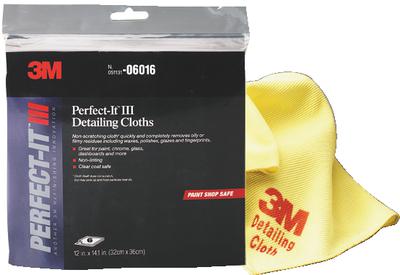 3m marine yellow detailing cloth 6 pack 6016