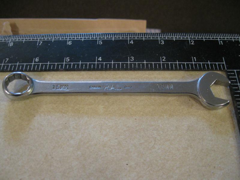 Mac 12 pt    chrome combination  wrench 15mm