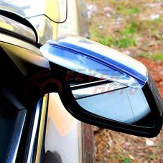 Fm 2 x  clear auto rear view mirror blade rain sun shade kit plastic visor plate