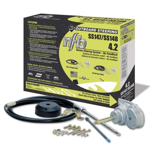 Teleflex rotary steering no feedback system package 17ft ss14717