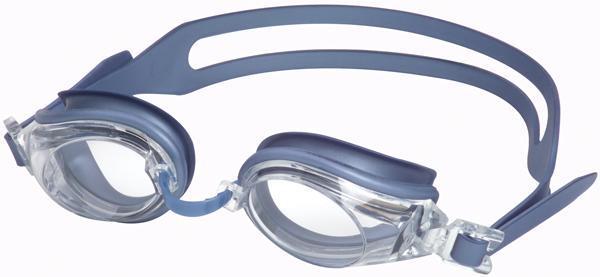 Leader sports goggles adult powerstart ii clear/metallic blue ag0825cb