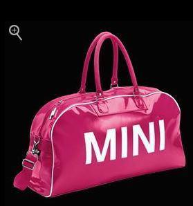 Mini cooper big duffle gym bag berry oem