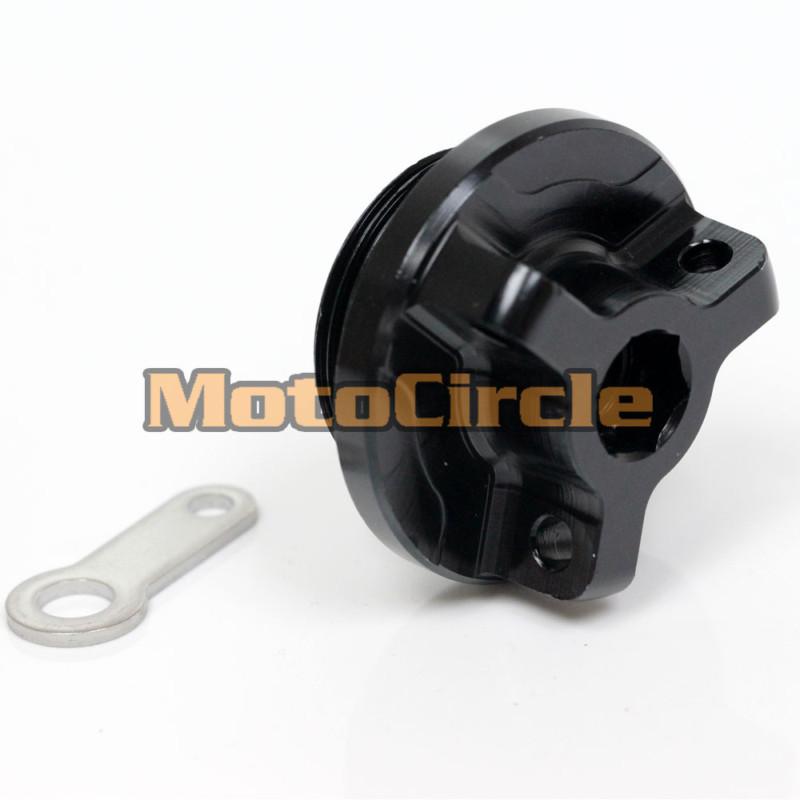 Black cnc oil filler cap kawasaki ninja 250r 250 ex250r zx-10r z750r z750 zx12r