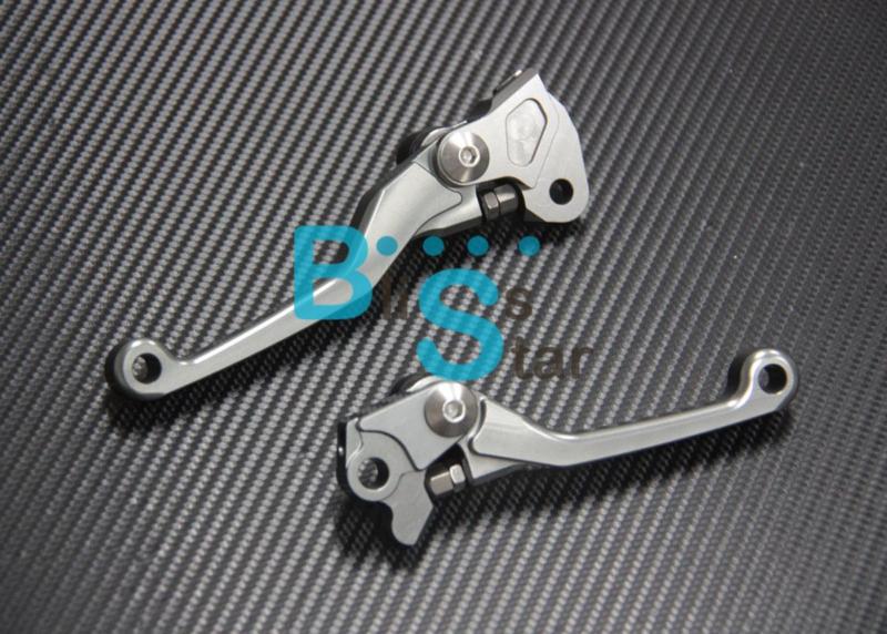 Cnc pivot brake clutch lever set fit kawasaki kx 65 85 125 250f 250 k1