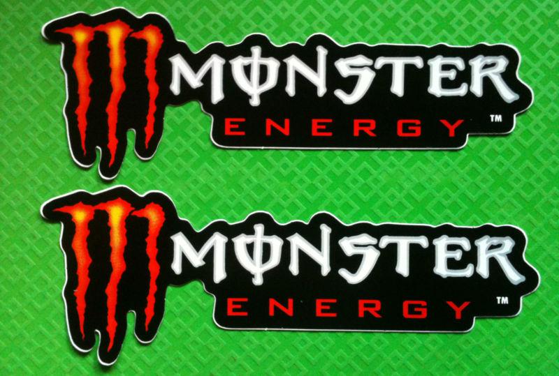 Monsters stickers racing atv motorcycle nascar honda suzuki yamaha polaris hjc