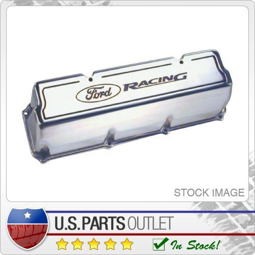 Ford racing m-6582-z351 valve covers die-cast aluminum w/baffle polished finis