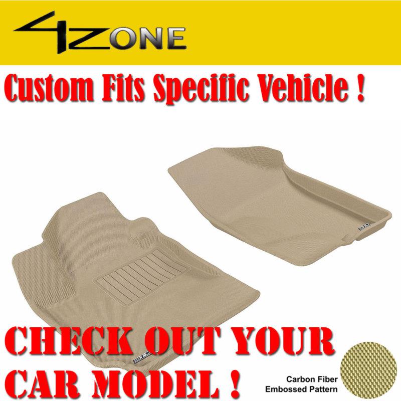 Kia forte sdn/hb molded car carpet auto floor mat front seats all weather