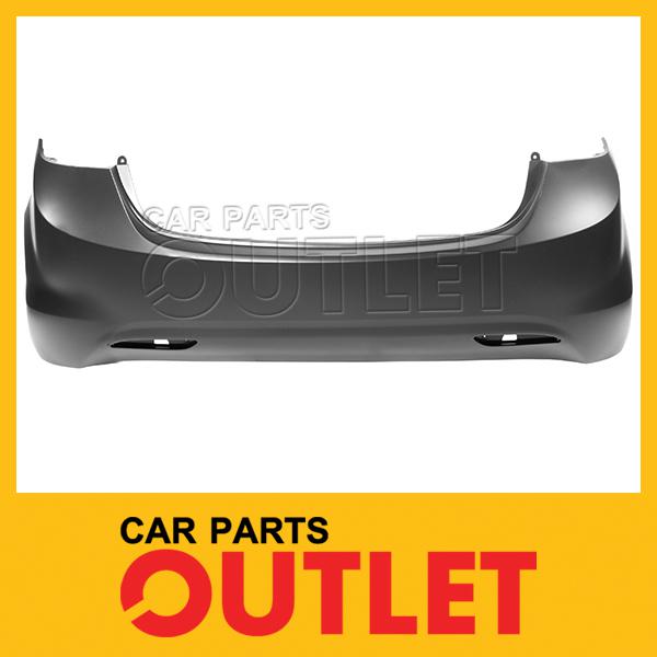 Rear bumper cover hy1100180 primered for 2011-2012 hyundai elantra usa built 4dr