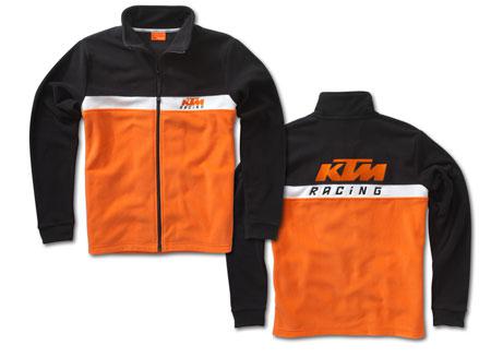 Brand new ktm team polar fleece zip up jacket men's xxxl 3x 3pw135587