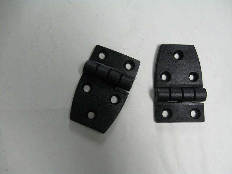 Marine boat door hinge 1-3/8 x 2-1/4 black nylon 202510-1