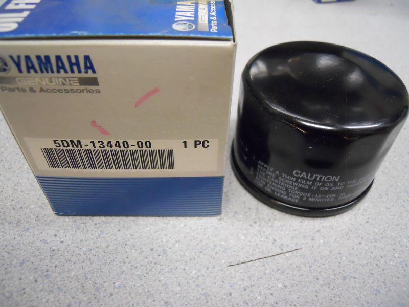 New 07-09 yamaha xvs13 v star 1300 oem oil filter pn 5dm-13440-00-0​0 oem 