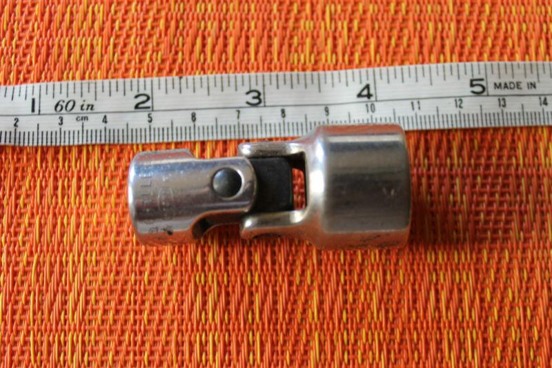 Vintage proto challenger 3/8 drive 3/4 in chrome 12pt swivel socket   1287