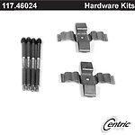 Centric parts 117.46024 rear disc hardware kit