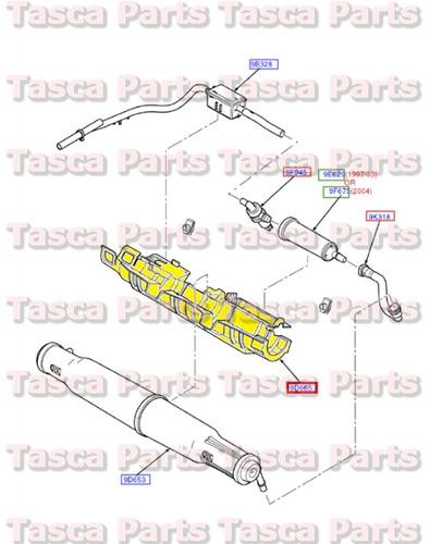 Brand new oem fuel vapor storage canister bracket e250 e350 e450 econoline