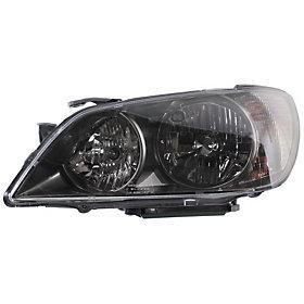 New hid headlight headlamp assembly drivers left side (w/bulb & black bezel)