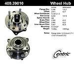 Centric parts 400.39010 rear hub assembly