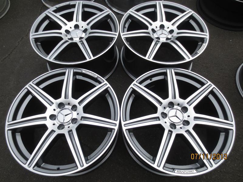 19" mercedes e63 wheels tires c63 c550 s55 s63 s550 cl55 cl550 sls e550 17 18 20