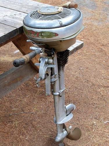 Antique vintage outboard boat motor engine bendix eclipse 1930s art deco rare