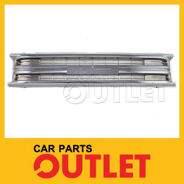 1989-1991 toyota mini pickup 2wd sr5 front grille to1200135 chrome wo molding